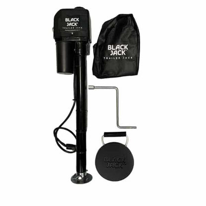 Black Jack Trailer Jack – Mini - fits standard jockey wheel clamp - Everything Caravans