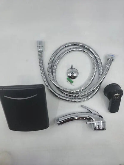 Black Plug in External Shower Point