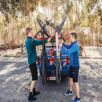 Gripsport Versa 2.4 Folding Short Hitch 4 Bike Vertical Rack