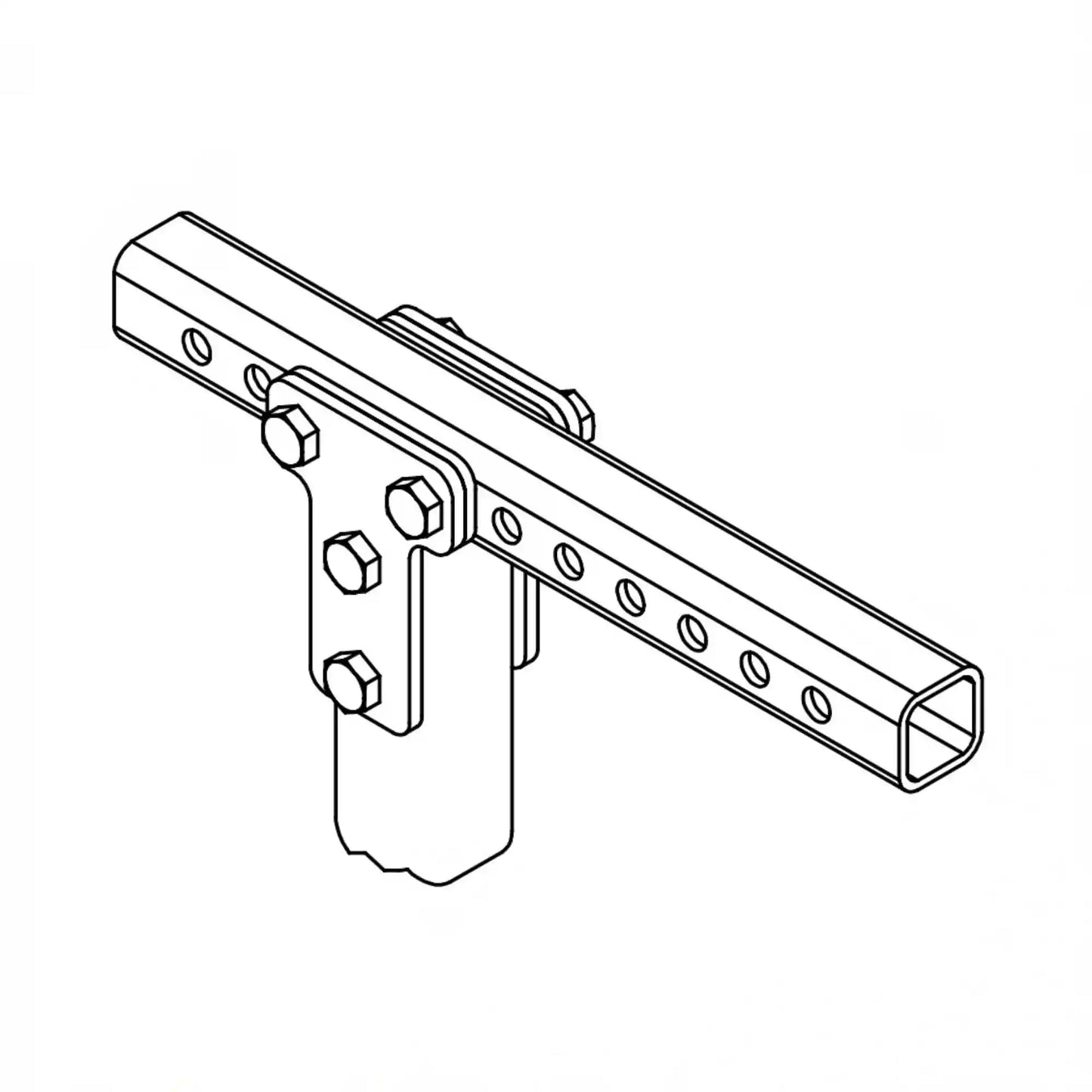 Gripsport Non Tilting Caravan Rack for 4 Bikes - needs mounting kit