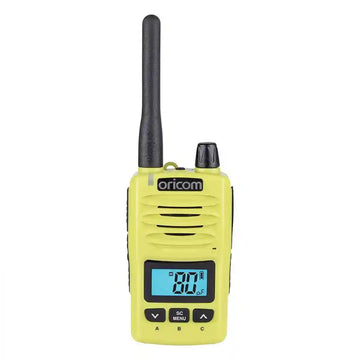 Oricom Waterproof IP67 Portable 5W UHF CB Radio - LIME - last one in this colour - then no longer available