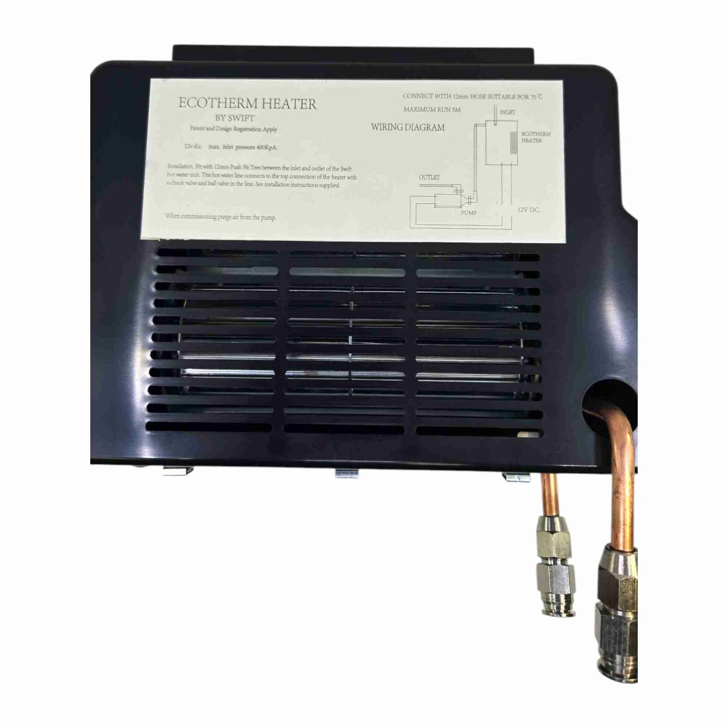 Swift Ecotherm Heater ECO002 Hydronic Caravan Heating System