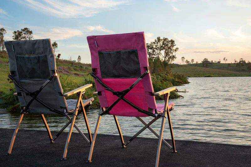 OZtrail Cape Series Recliner Chair Malibu Pink