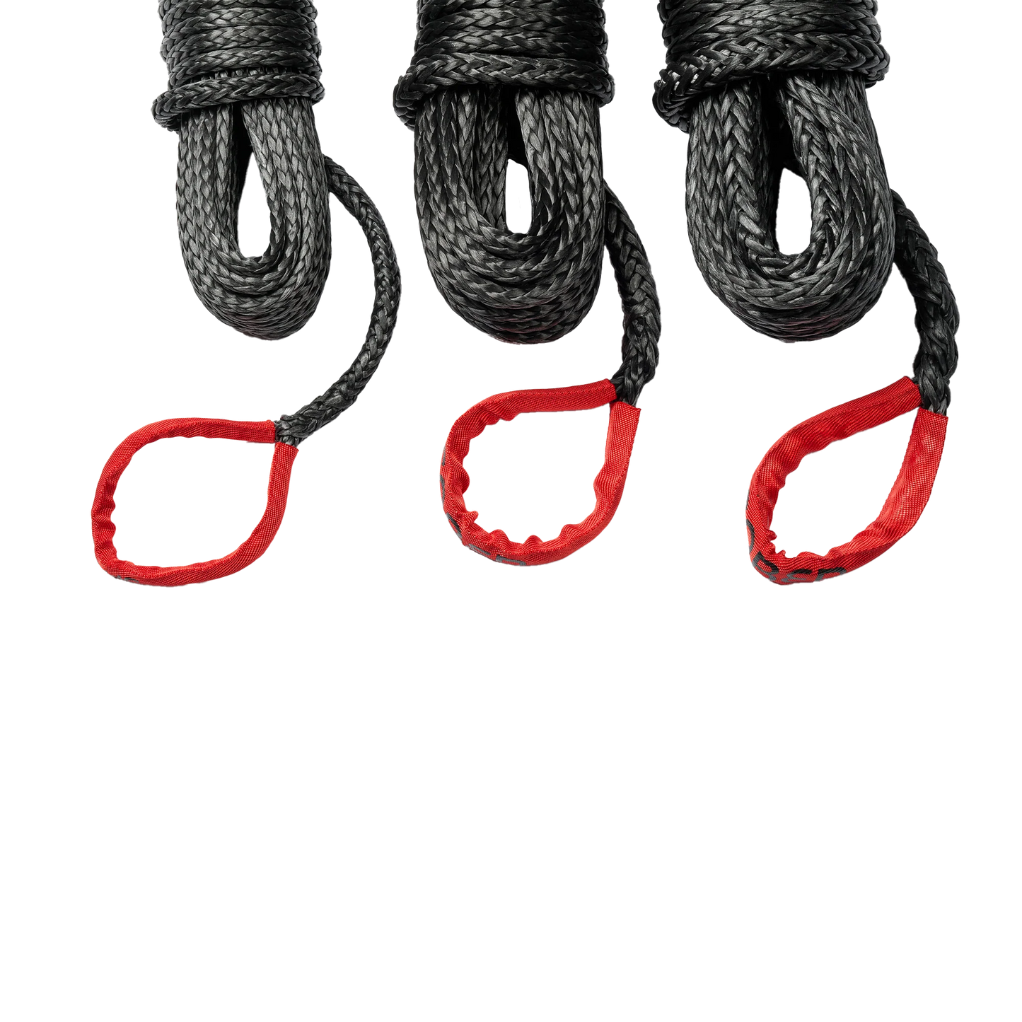 Saber 13200 KG Black SaberPro Winch Extension Rope with Red Sheath Eyes 20 m