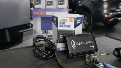 Elecbrakes VM1 Portable Electric Brake Controller for Vehicle - Hard Wired Version
