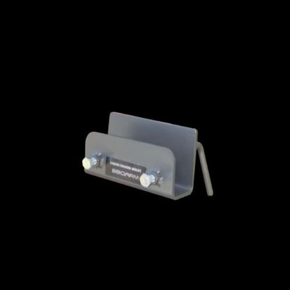 BBQARM KIT Large 700mm x 500mm Black Powdercoated for Under Chassis Mounting