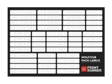 Frontrunner  Wolf or Cub Pack Campsite Organizing Labels
