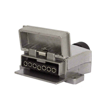7 Pin Female Trailer Socket Metal Led - Everything Caravans