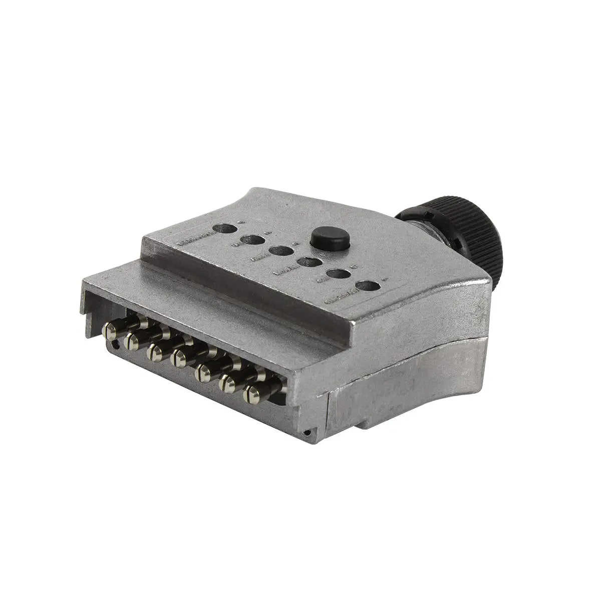 7 Pin Male Trailer Socket Metal LED KT Cable