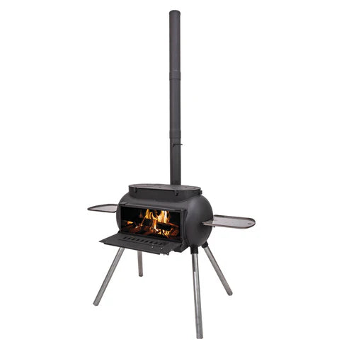Ozpig Big Pig Wood Fired Cooker & Heater Large Outdoor Camping Stove