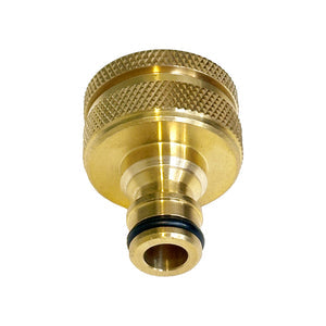Flat Out Tap Adaptor 3/4 and 1 to Snap-On Brass