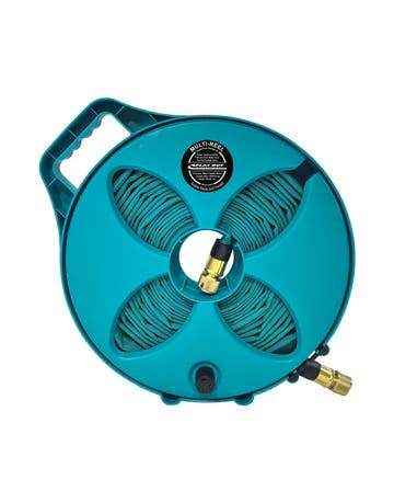 Flat Out 12.5m Drinking Water Hose Narrow Multi-Reel Teal