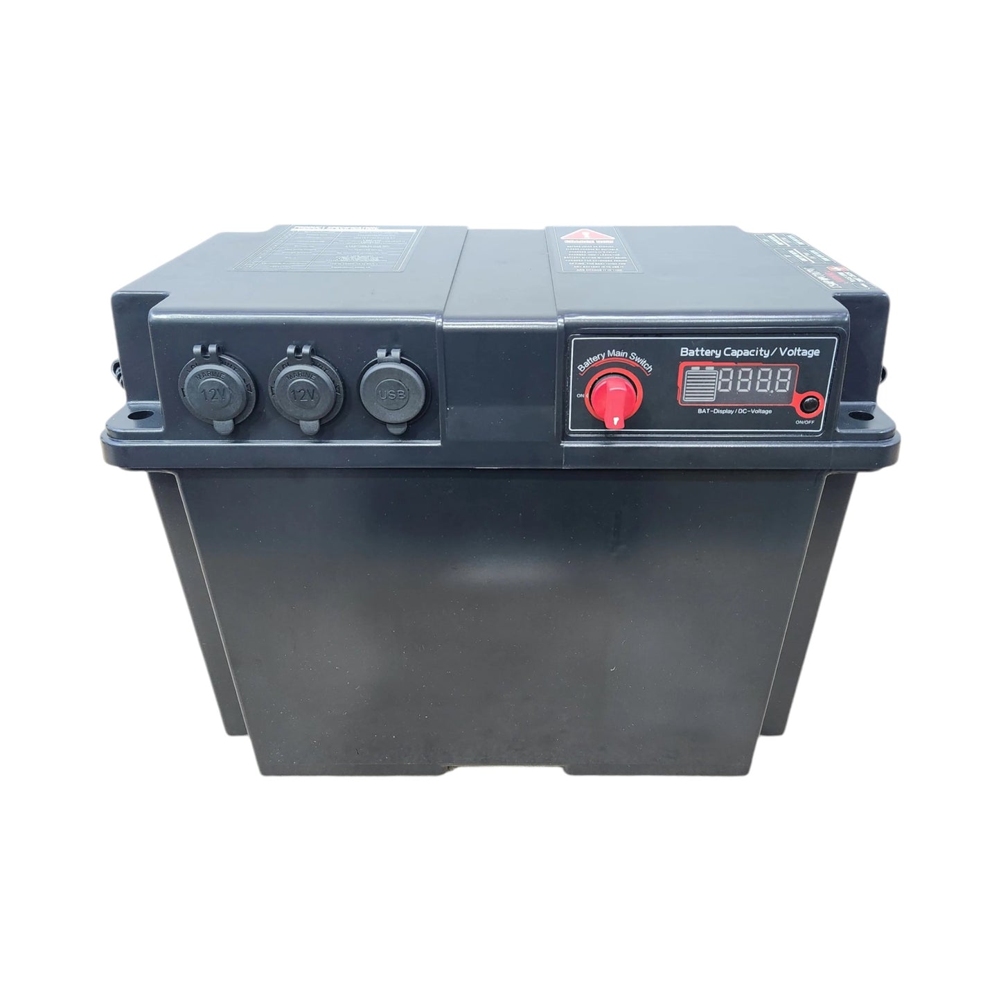 12v DCDC Charger Box (Black) Ideal for Lithium Battery