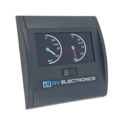 RV Electronics LCD Double Tank Water Level Indicator Gauge