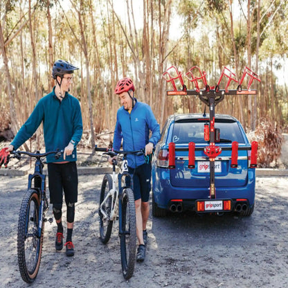 Gripsport Versa 2.4 Folding Short Hitch 4 Bike Vertical Rack