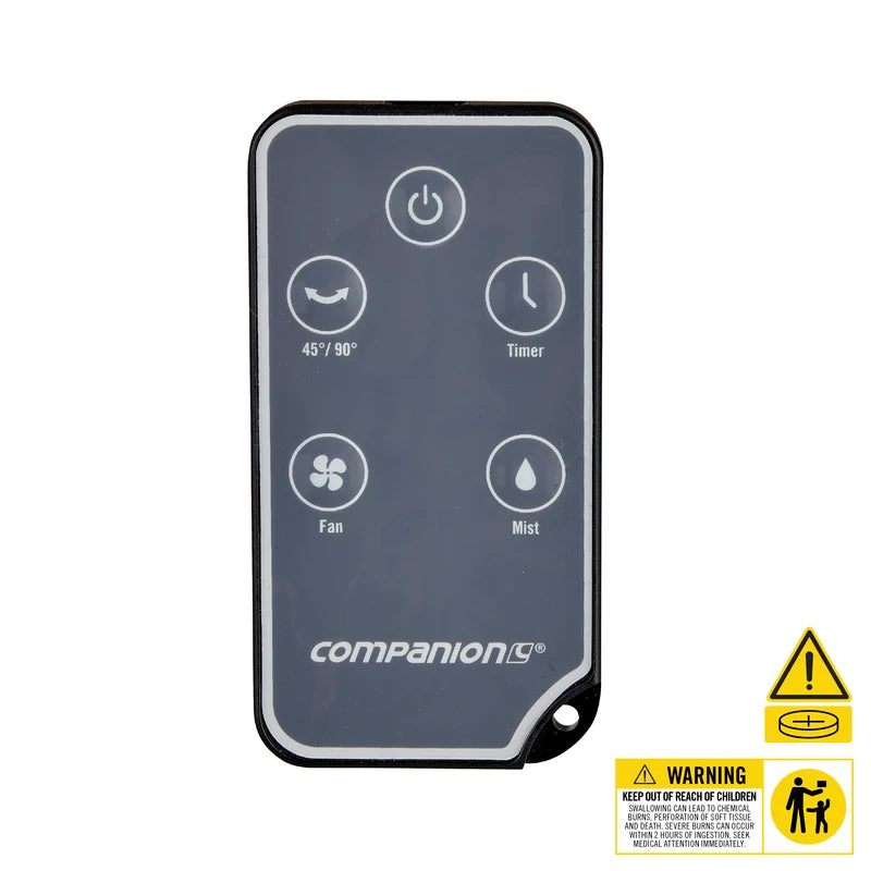 Companion Aerobreeze ProMist 25cm Oscillating Misting Fan