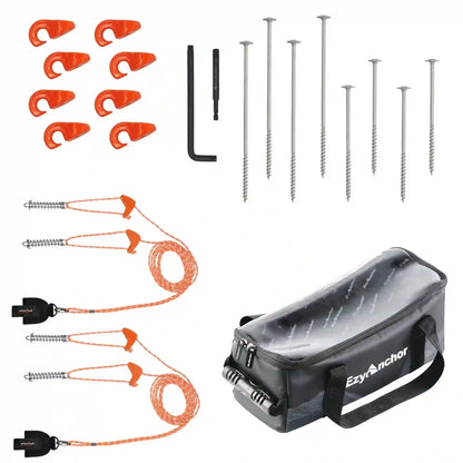 Ezy Anchor Premium Caravan Starter Pack with Outback and Coastal Screws