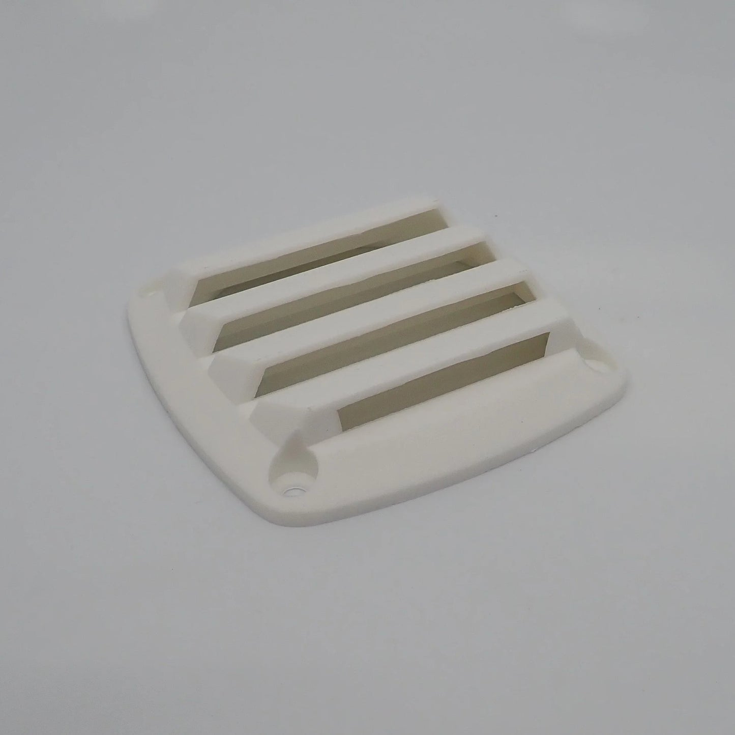White Plastic Louvre Vent 90x90mm Vent for Caravan or RV