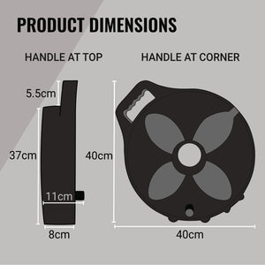 Flat Out Sullage Hose 32mm x 9m Original Multi-Reel Matte Black