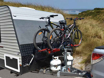 Gripsport Tilting Caravan Rack for 2 Bikes - needs mounting kit