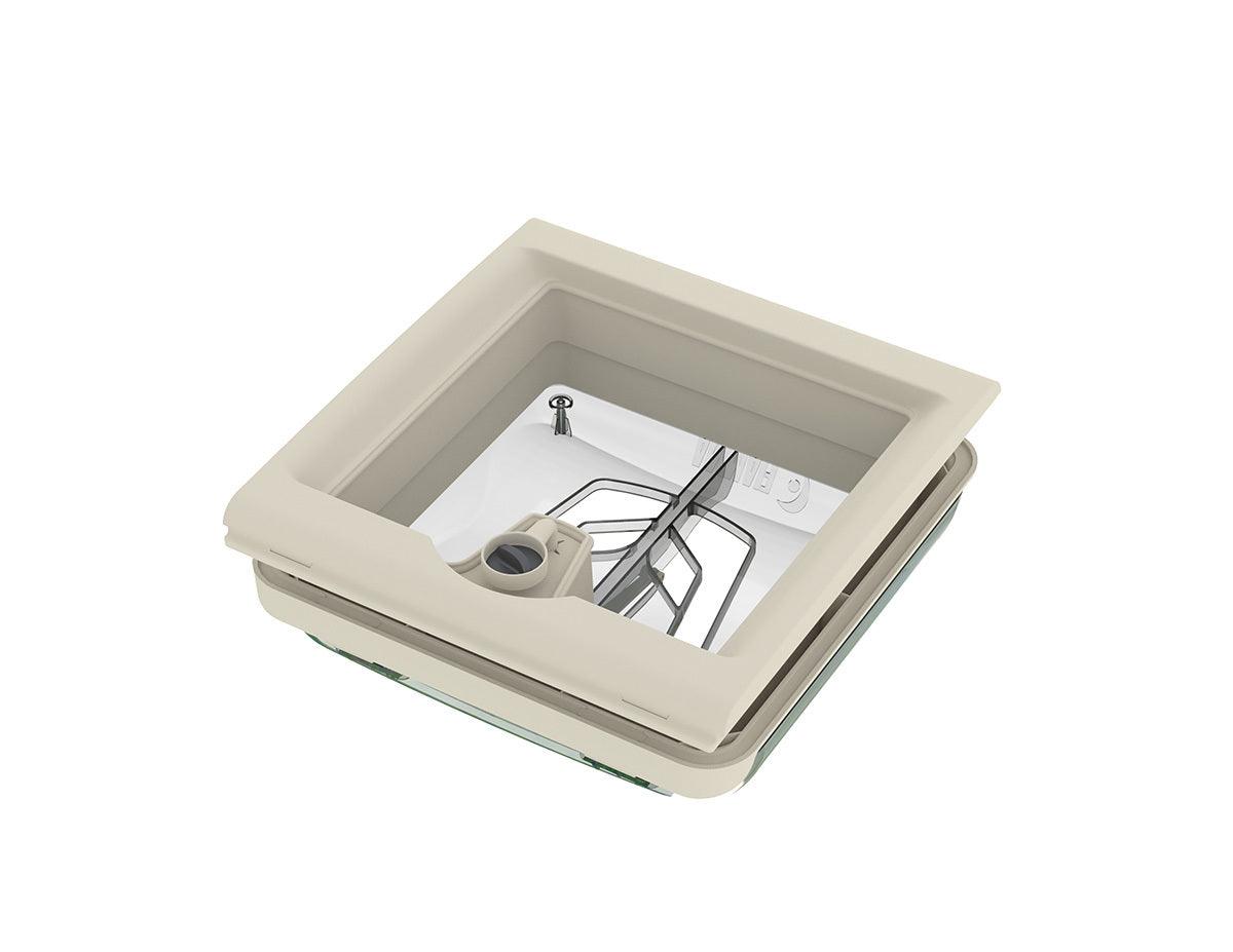 Fiamma Vent 28 Crystal Roof Hatch Complete 280mm x 280mm - Everything Caravans