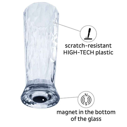 2 x Magnetic Plastic Glass Beer By Silwy
