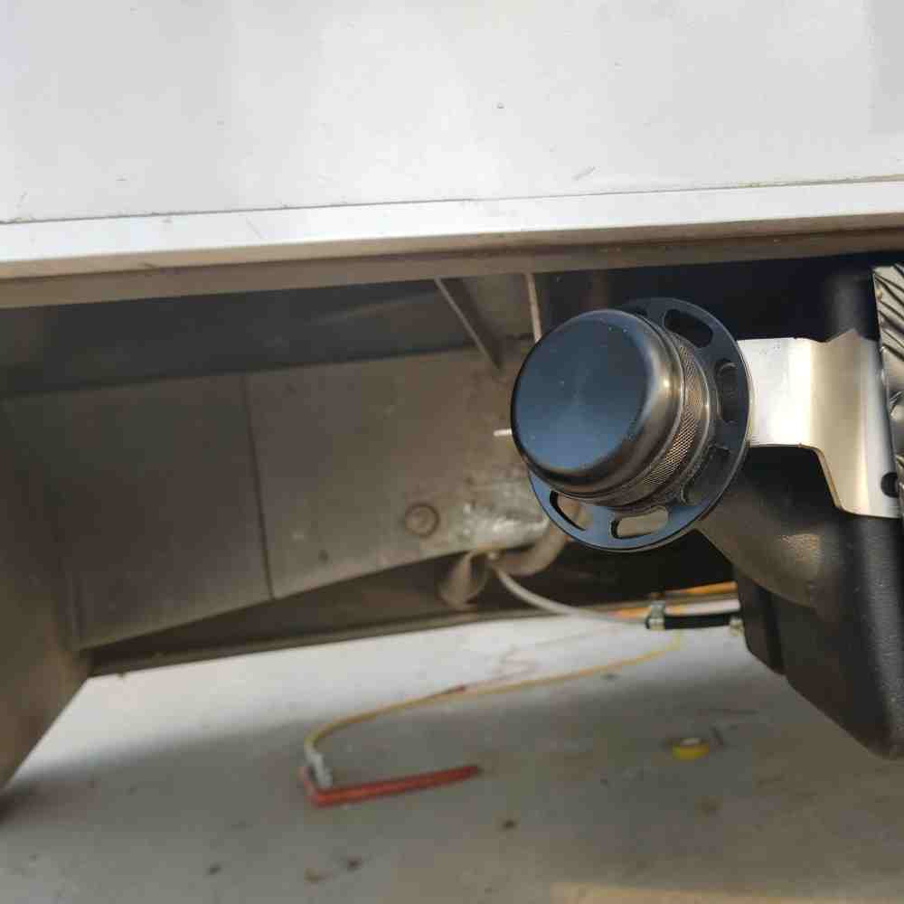 Under Caravan Mount Diesel Heater Tank Black 15 Litre