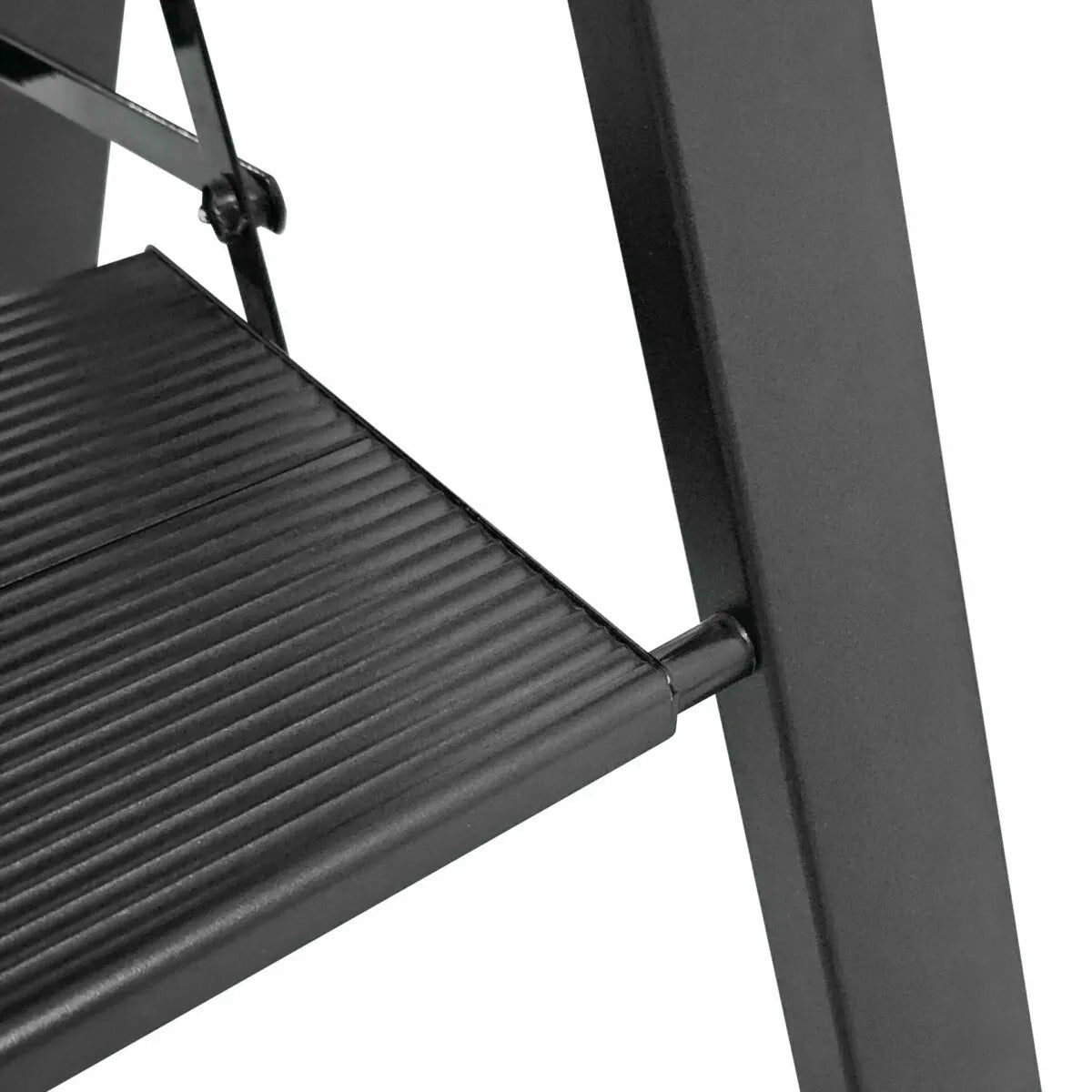 Caravan Step Ladder Folding 2 Step Black