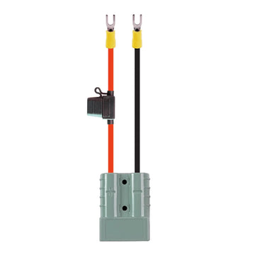50A Plug and fork Terminals 6mm (Yw) 4mm (Bl) (6mm2) 30cm