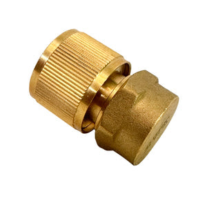 Flat Out Brass Water Inlet Dust Cap - Single