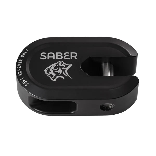 Saber 7075 Alloy Winch Shackle Short - Cerakote Black