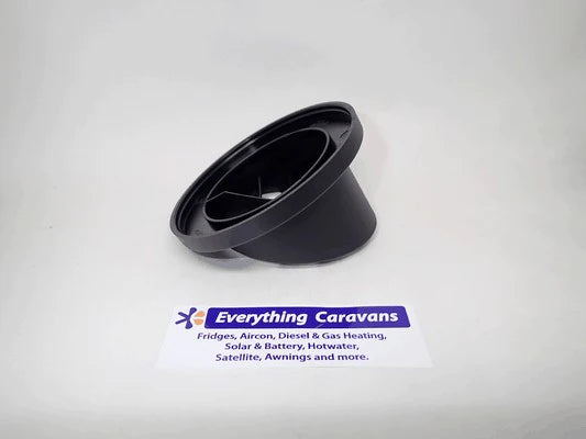 Eberspacher 60mm 65mm Vent Duct Plate 30Degree Black 221000010056