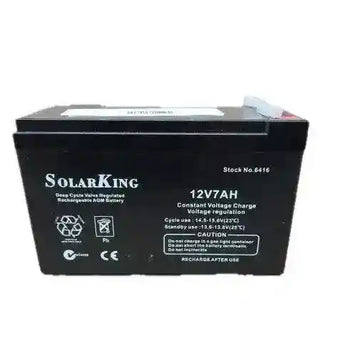 7Ah Solarking Battery 7amp 12volt Rechargable AGM Battery - Everything Caravans