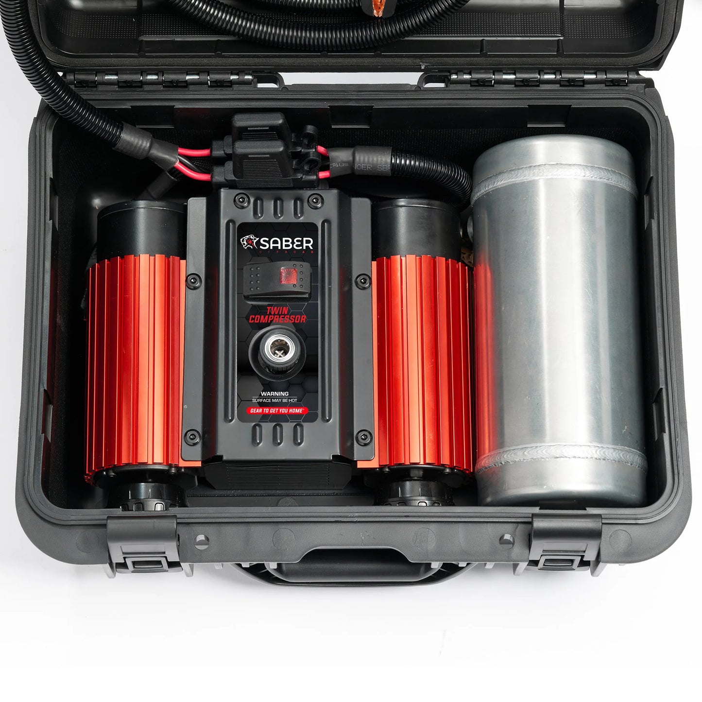 Saber Offroad Select Series Twin Air Compressor Case and Infation Kit