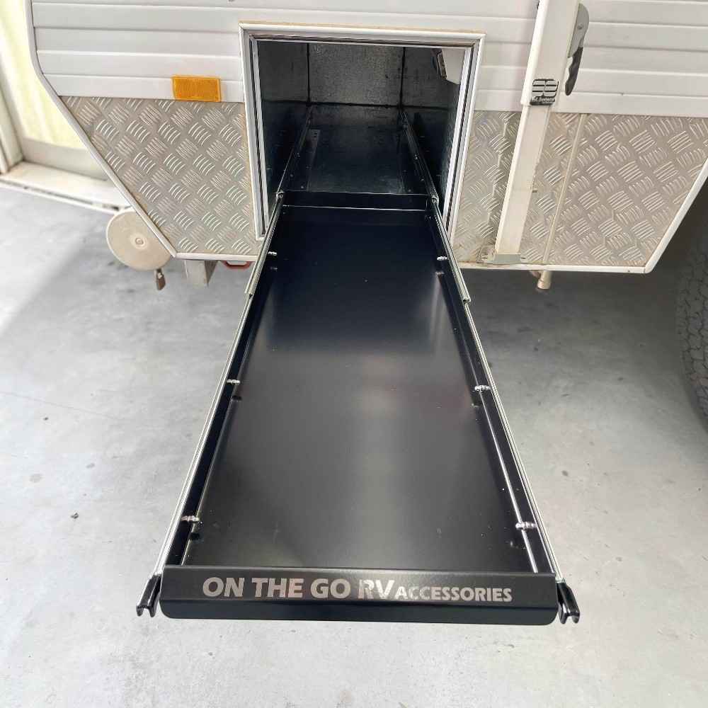 On The Go RV Kitchen Slide BBQ Combo Kit 400 - TERRAIN 1000mm Long