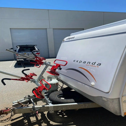 Gripsport Tilting Attachment Converts a Non-Tilting Caravan Rack to Tilting