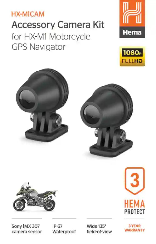 Hema Camera for HX-M1 Motorbike GPS Smart Navigator