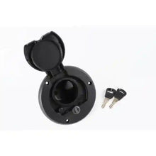 Camec Lockable Water Filler - Black Right Hand Hinge