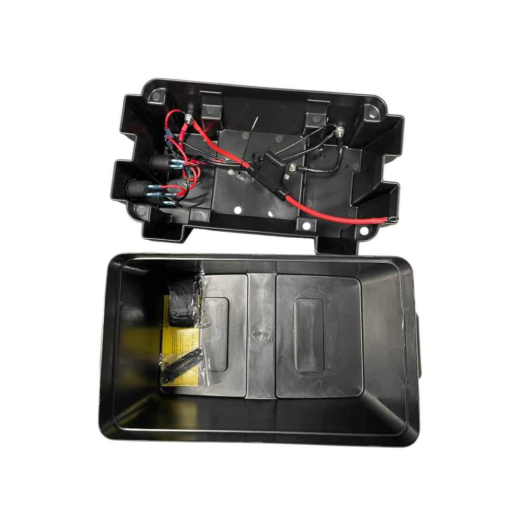 Battery Box Portable with 4 Way HDC and volt Meter