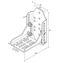 RacksBrax XD Adjustable Brackets - Short Triple
