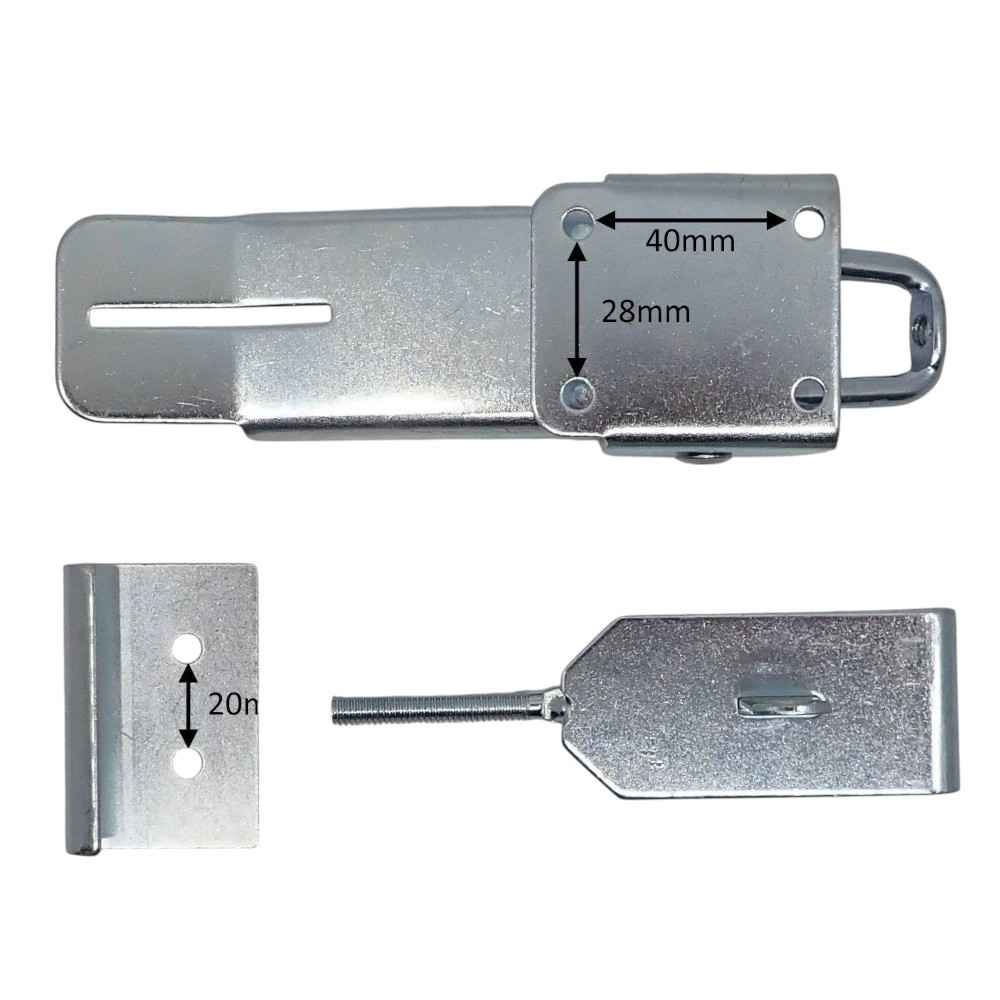 Caravan Poptop Roof Clamp Galvanised white 250-00552 for Caravan Trailer Roof