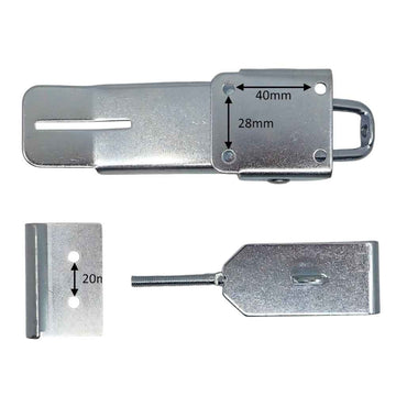 Caravan Poptop Roof Clamp Galvanised white 250-00552 for Caravan Trailer Roof