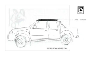 Nissan Navara K9 Roof Racks Expedition Quality (pre 2014) 1250WX1400L - Summer Sale