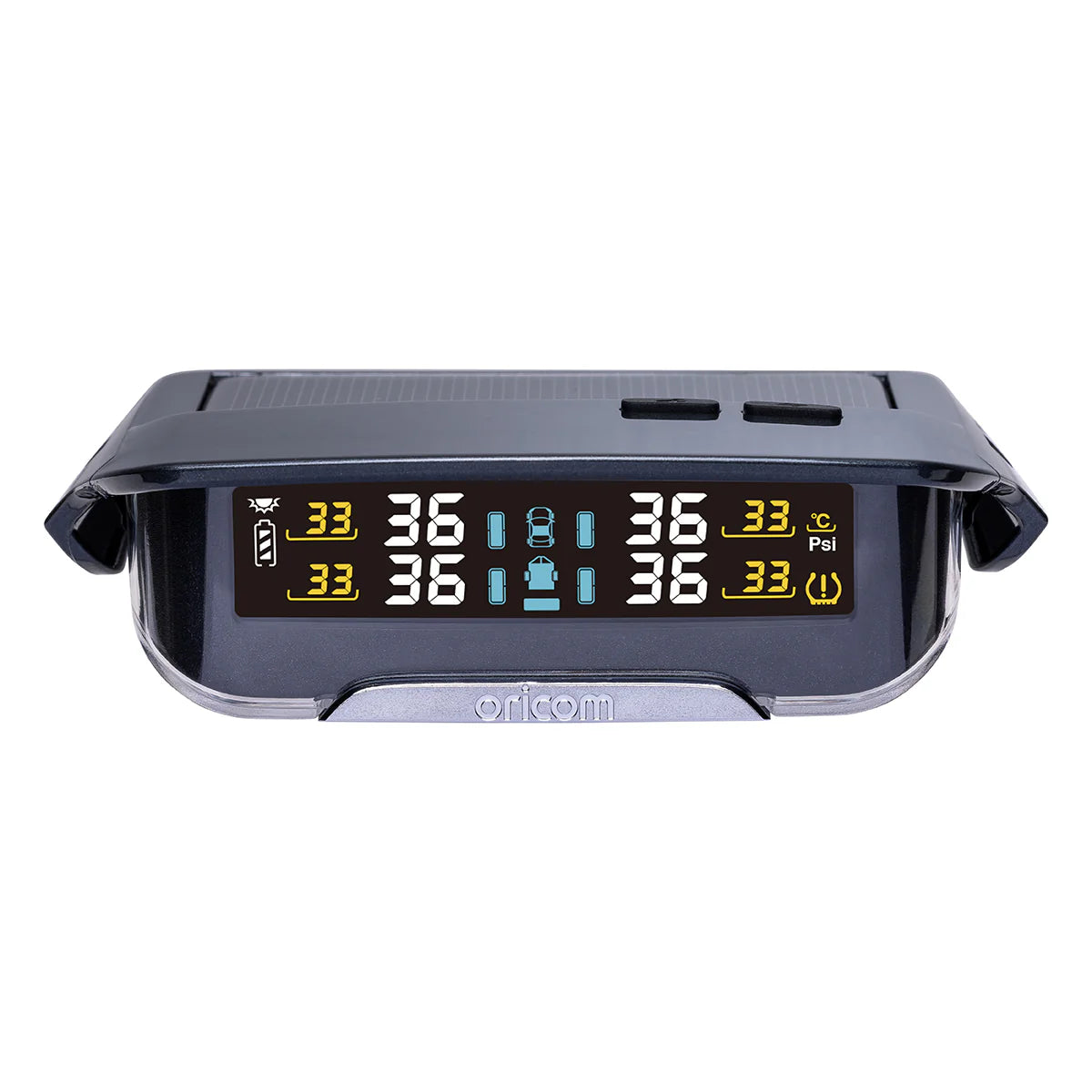 Oricom NEW DIY TPMS Tyre Pressure Monitoring System Multicolour Display - 8 External Sensor