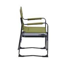 OZtrail Directors Classic Chair With Side Table Green
