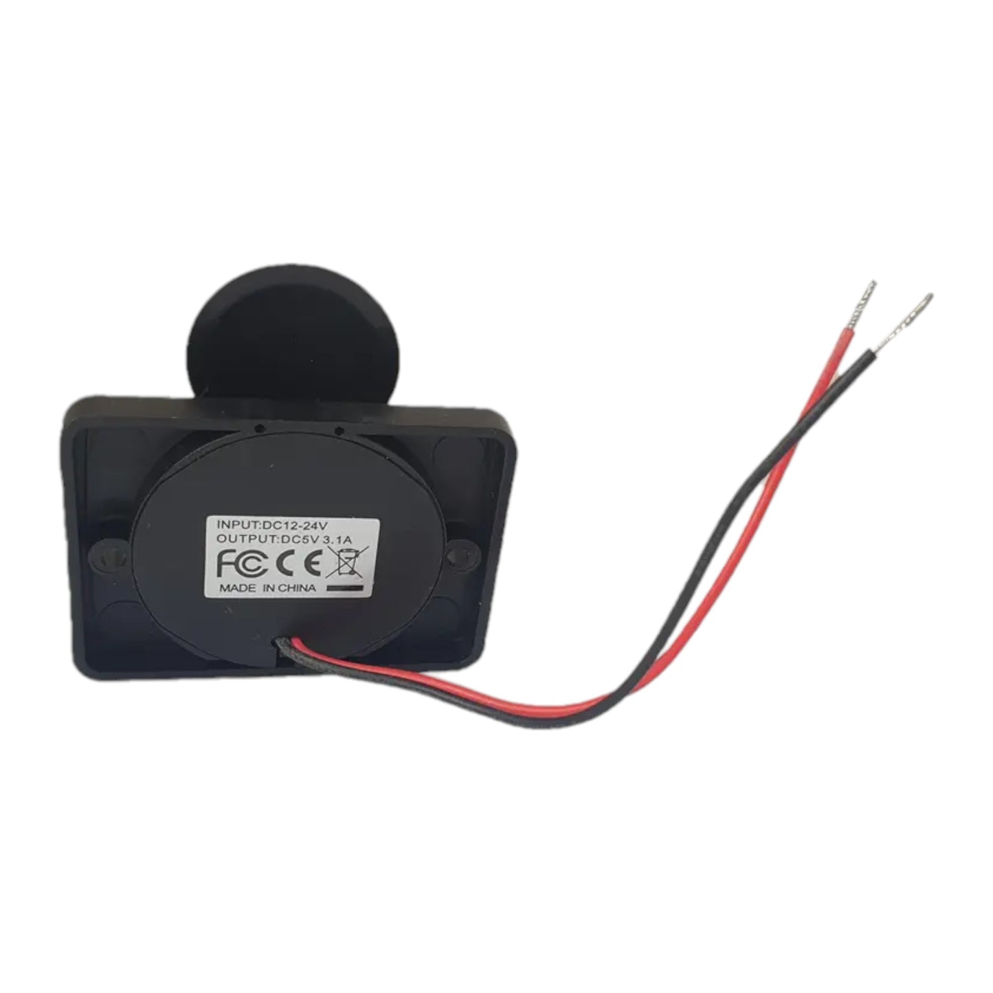 Dual USB Black Flush Mount 3.1A with Swivel Cover