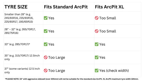 ArcPit XL 2-in-1 portable fire pit and outdoor BBQ - Large Size