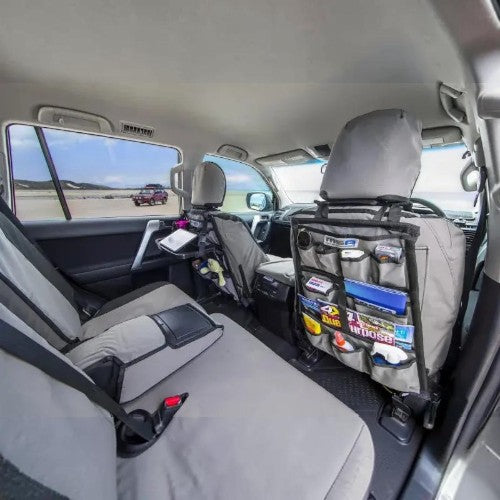MSA 4x4 Seat Organiser – Heavy-Duty Canvas Car Storage