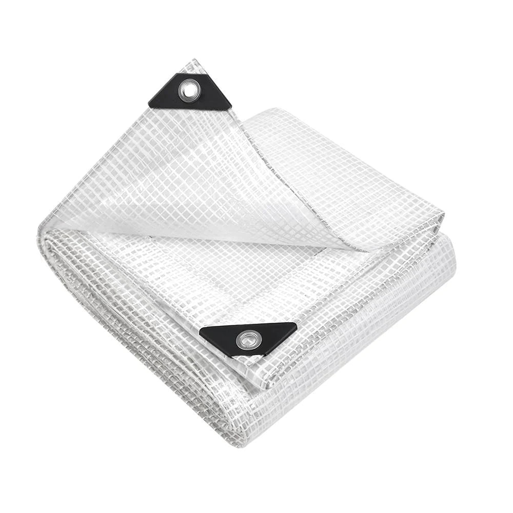 5Mx10M Tarp Heavy Duty Cover 135Gsm Clear