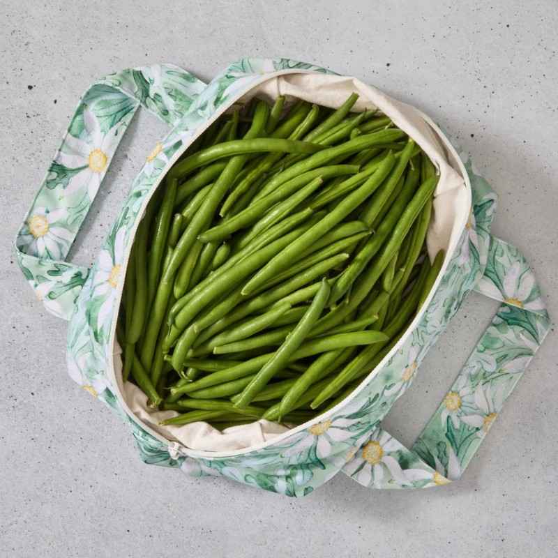 Produce Pod - Reusable Veggie Bag for Fridge - Flannel Flower